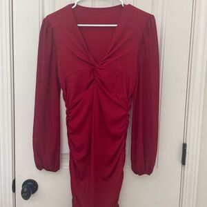 Elegant Red Women's Dress